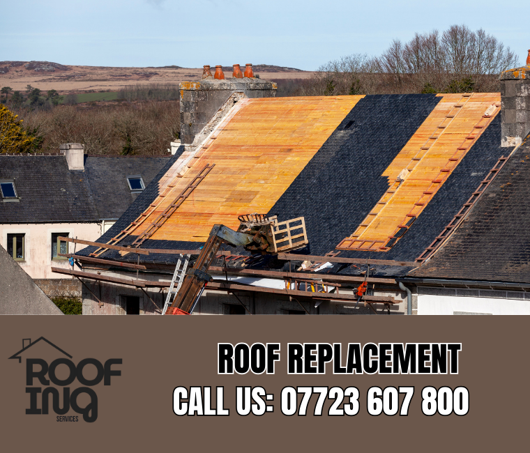 Complete roof replacement in Dartmouth